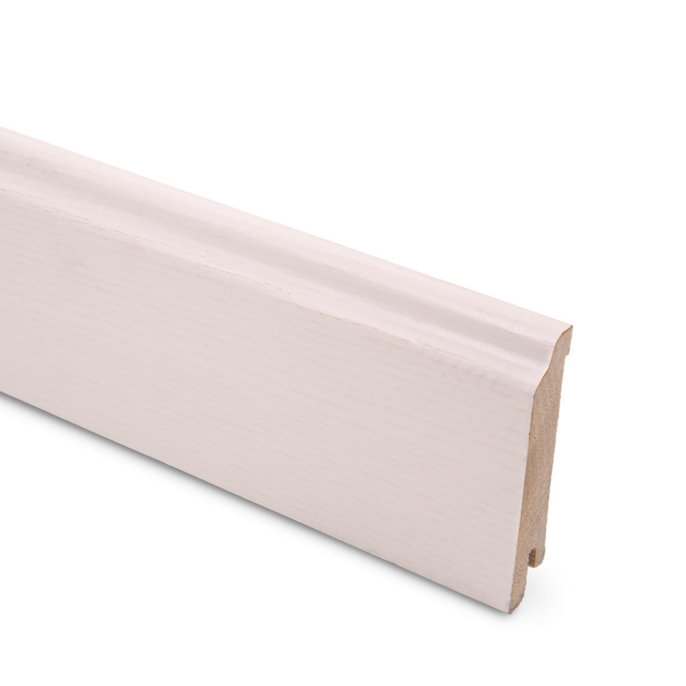 Плинтус шпонированный Lab Arte Ash White 80х15х2500