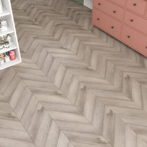 Ламинат ПВХ Alpine Floor Дуб Исида Chevron SPC ECO 18-8*** в интерьере